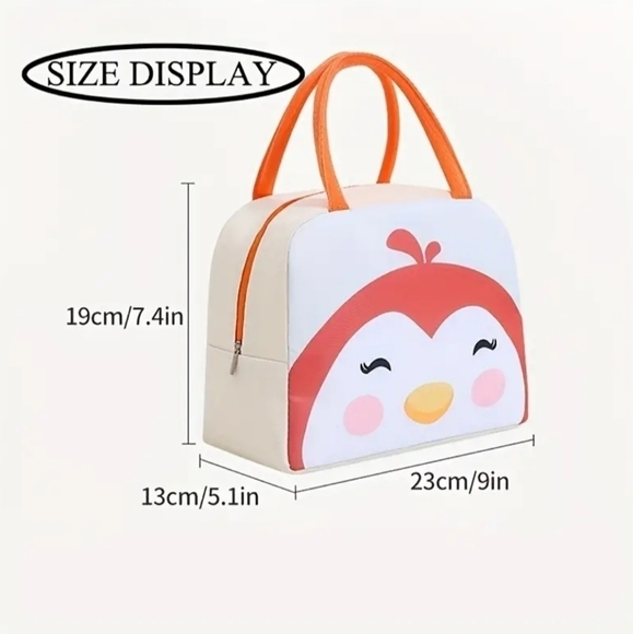 Cute Cartoon Penguin Animal Bento Bag Kids - Picture 4 of 4